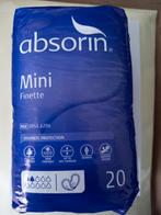 Maandverband absorin Mini en mini plus finette 12 pakjes, Diversen, Verpleegmiddelen, Ophalen of Verzenden, Nieuw