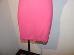 Skims fucia roze stretch tuniek jurkje afwerking met kant L, Skims, Verzenden, Maat 42/44 (L), Roze