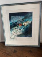 Schilderij aquarel, Antiek en Kunst, Kunst | Schilderijen | Abstract, Ophalen