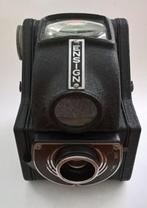 Ensign Ful-Vue II zwarte camera & bruin/brons frontplaat, Verzenden, 1940 tot 1960, Fototoestel