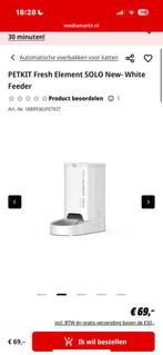 PETKIT Fresh Element SOLO New-White Feeder, Dieren en Toebehoren, Kattenvoerbakken en Drinkbakken, Ophalen of Verzenden, Nieuw