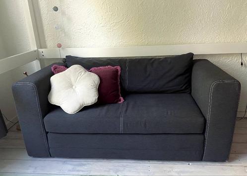 IKEA ASKEBY slaapbank - grijs T.E.A.B., Huis en Inrichting, Slaapkamer | Slaapbanken, Zo goed als nieuw, 140 cm, 200 cm, Tweepersoons