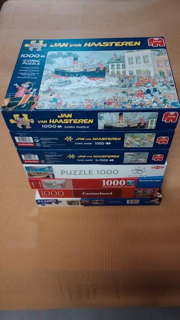 Van Haasteren puzzels, Ravensburg en diverse,  1000 stukjes beschikbaar voor biedingen