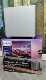 Subwoofer Philips TAW8506/10, Audio, Tv en Foto, Home Cinema-sets, Philips, Soundbar, 70 watt of meer, Nieuw