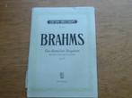 BRAHMS - EIN DEUTSCHES REQUIEM - PIANO UITTREKSEL, Muziek en Instrumenten, Bladmuziek, Gebruikt, Ophalen of Verzenden, Religie en Gospel