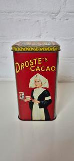 Vintage Droste cacaopoeder opbergblik, Ophalen of Verzenden, Gebruikt, Overige, Droste