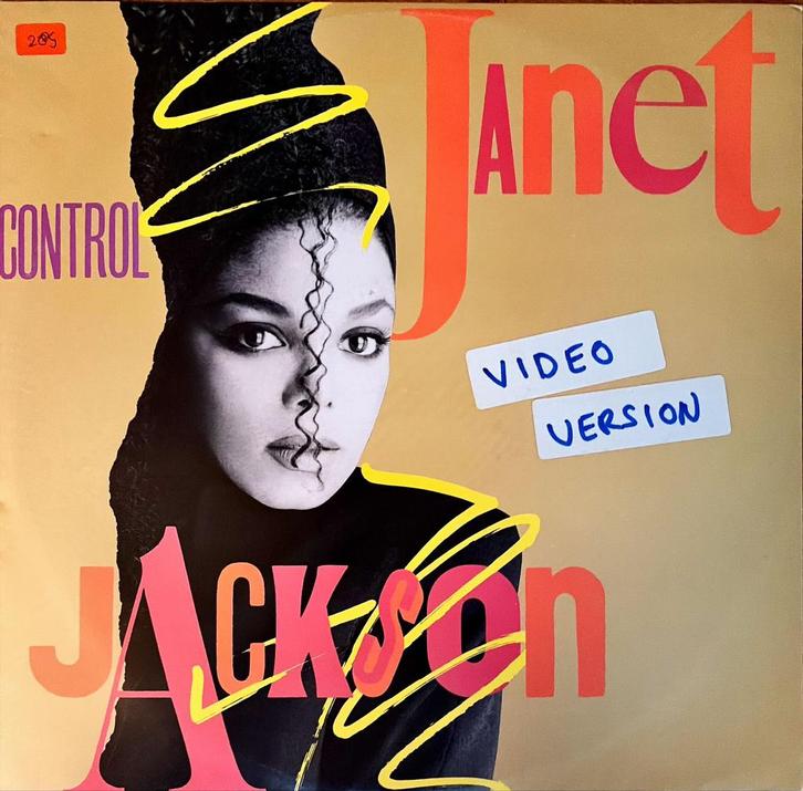Maxi single van Janet Jackson - Control, Cd's en Dvd's, Vinyl Singles, Zo goed als nieuw, Maxi-single, Pop, 12 inch, Ophalen of Verzenden