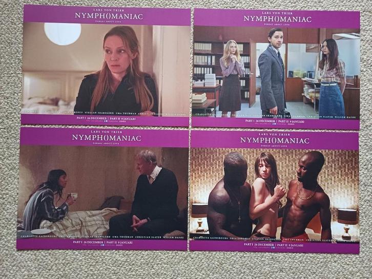 NYMPH(O)MANIAC      lobbycard set., Verzamelen, Posters, Nieuw, Film en Tv, A4 of kleiner, Verzenden