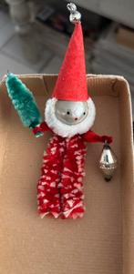 Oude kerstbal kerstmannetje, Ophalen of Verzenden, Gebruikt