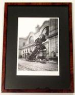 Art prent van antieke foto treinongeval op het Montparnasse, Ophalen of Verzenden, Voor 1940