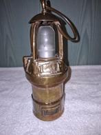 oude koperen mijnwerkerslamp, begin 1900, Ophalen of Verzenden