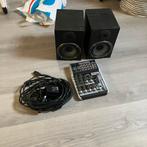 Behringer xenyx 1002 mengpaneel met 2 boxen, Ophalen, Gebruikt, Microfooningang