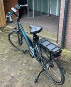 Amslod Hamilton MTX-600 blauw elektrische fiets 7 Speed 600W, Fietsen en Brommers, Elektrische fietsen, Ophalen, Zo goed als nieuw