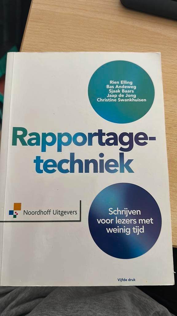 Jaap de Jong - Rapportagetechniek, Boeken, Wetenschap, Zo goed als nieuw, Sociale wetenschap, Ophalen