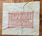 Letterlapje. Merklap, Antiek en Kunst, Antiek | Kleden en Textiel, Ophalen of Verzenden