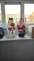 Lichtgevende sneeuwpop en kerstman, Ophalen, Gebruikt