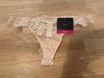 Pleasure sate string XS 34/36 NIEUW!! Nu €7,50, Ophalen of Verzenden, Beige, String
