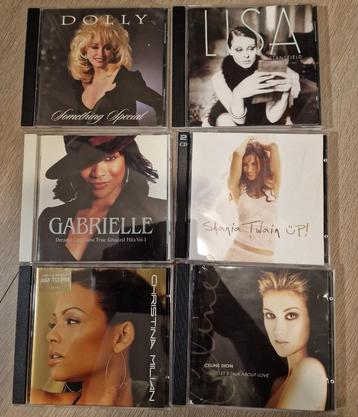 CD Shania Twain Gabrielle Celine Dion Lisa Stansfield beschikbaar voor biedingen