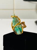 Smaragd / Emerald ring van Colombia, Ophalen of Verzenden, Zo goed als nieuw