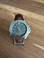 Breitling Pluton Professional grijs A51038 full set 1995, Leer, Staal, Breitling, Polshorloge