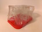 Originele jaren 70 set, 6 grote glazen Coca Cola, gesealed, Ophalen of Verzenden, Zo goed als nieuw, Gebruiksvoorwerp