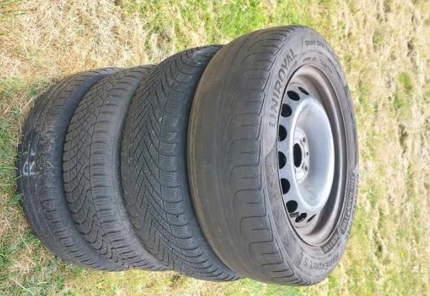 Velg met banden 15inch, Ophalen of Verzenden, Gebruikt, Fiat