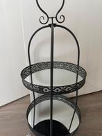 Etagère met 2 lagen, Ophalen of Verzenden, Zo goed als nieuw