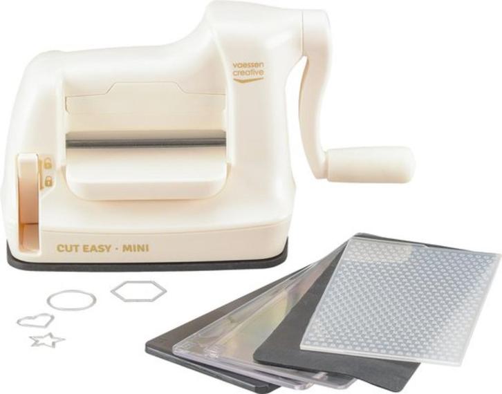 Vaessen Creative Cut Easy Mini - Stans- en Embossingmachine, Kinderen en Baby's, Speelgoed | Educatief en Creatief, Nieuw, Ophalen of Verzenden