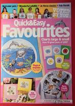 Leuke Borduurpatronen van het blad Quick & Easy favourites, Hobby en Vrije tijd, Borduren en Borduurmachines, Ophalen, Nieuw, Handborduren