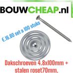 Zelfborende gevelplaatschroeven 6.3x20mm., Ophalen of Verzenden, Nieuw