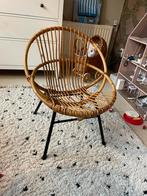 Rieten kinderstoel, Huis en Inrichting, Stoelen, Ophalen, Zo goed als nieuw, Bruin, Eén