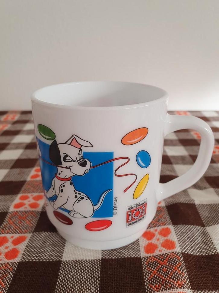 Disney Arcopal mok beker 101 Dalmatiërs melkglas Smarties, Verzamelen, Disney, Zo goed als nieuw, Servies, Ophalen of Verzenden