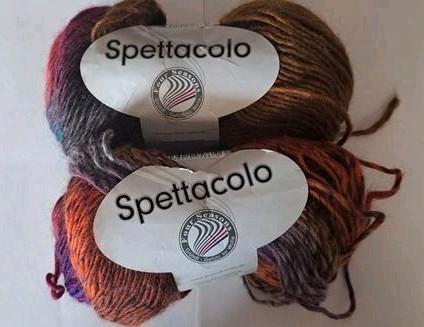 Grundl Spettacolo Verloopgaren - 2 Bollen, Hobby en Vrije tijd, Breien en Haken, Zo goed als nieuw, Breien of Haken, Wol of Garen