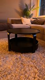 IKEA BORGEBY, salontafel, zwart, Huis en Inrichting, Tafels | Salontafels, Ophalen, 50 tot 100 cm, Rond, 50 tot 100 cm