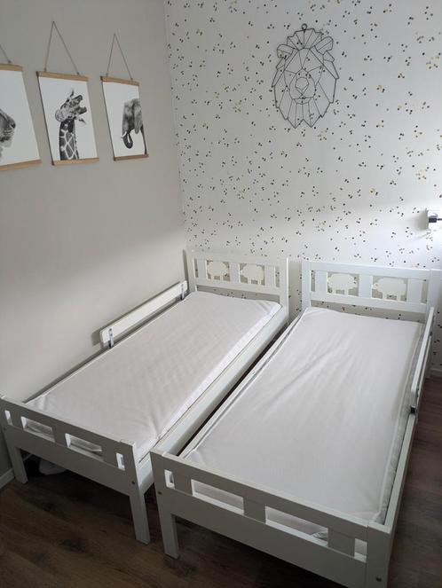 IKEA Kritter peuter bedden inclusief toebehoren, Kinderen en Baby's, Kinderkamer | Bedden, Gebruikt, 70 tot 85 cm, Lattenbodem