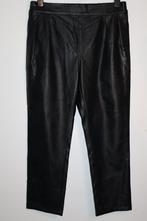 Six Ames Zwarte Leather Look Broek - Maat 42/XL, N/A, Zwart, Ames, Maat 46/48 (XL) of groter