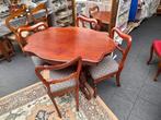 Antieke biedermeier eethoek compleet of los te koop, Ophalen of Verzenden