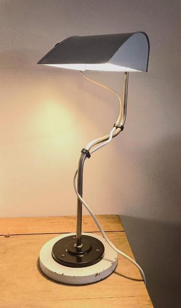 grote vintage bureaulamp industrieel design Oost-Duits DDR beschikbaar voor biedingen