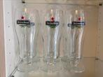 Heineken bierglazen op voet, Ophalen of Verzenden, Nieuw, Glas of Glazen, Heineken