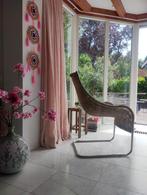 Rotan design stoel, Huis en Inrichting, Fauteuils, Ophalen, Gebruikt, Vintage, 50 tot 75 cm