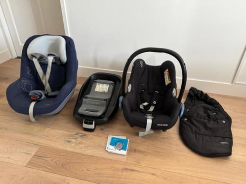 Maxi-Cosi Set: FamilyFix, Cabriofix en Pearl, Kinderen en Baby's, Autostoeltjes, Gebruikt, Maxi-Cosi, Isofix, Slaapstand, Ophalen