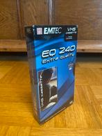 Lege nieuwe EMTEC EQ 240 videoband (In folie), Cd's en Dvd's, VHS | Film, Alle leeftijden, Ophalen of Verzenden, Nieuw in verpakking