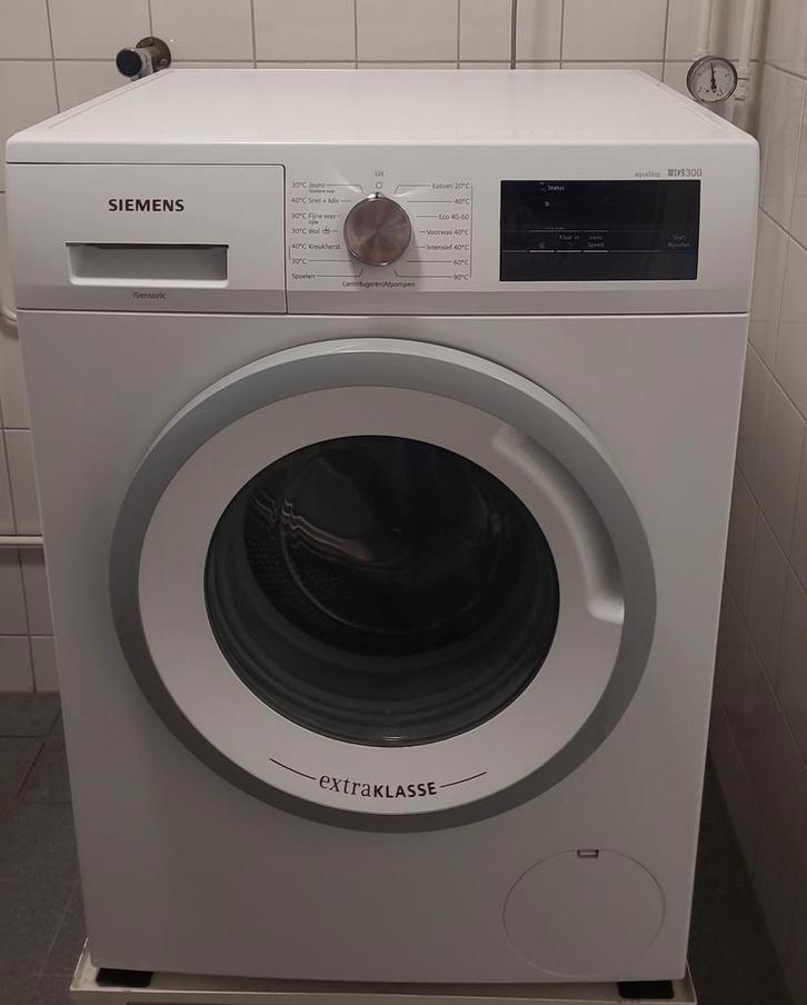 Siemens WM14N095NL Wasmachine - Zo goed als nieuw!, Witgoed en Apparatuur, Wasmachines, Zo goed als nieuw, Voorlader, 6 tot 8 kg