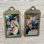 Antiek lijstje met kuif €35 per stuk *floor epe*, Ophalen of Verzenden