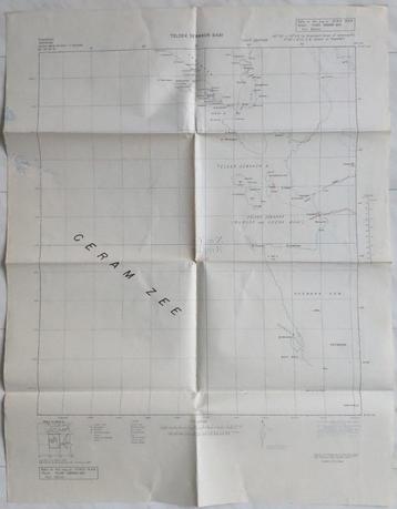 Leger schetskaart Teloek Sebakor Baai First Edition 1947 _1 beschikbaar voor biedingen