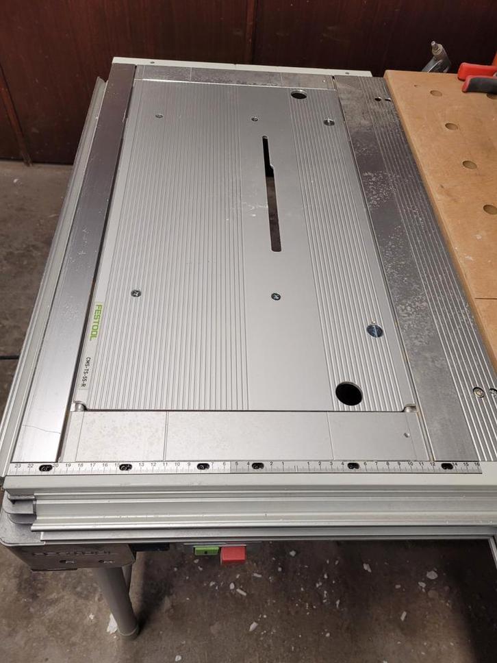 Festool CMS TS 55 Tafelzaagmodule, Doe-het-zelf en Verbouw, Gereedschap | Zaagmachines, Gebruikt, Cirkelzaag, 1200 watt of meer