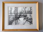 Gesigneerde ets Arie Goedhart († 2021) 'Levend Water', Antiek en Kunst, Ophalen of Verzenden