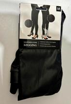 Leather look legging 3 stuks carnaval, Ophalen of Verzenden, Zo goed als nieuw, Zwart, Legging