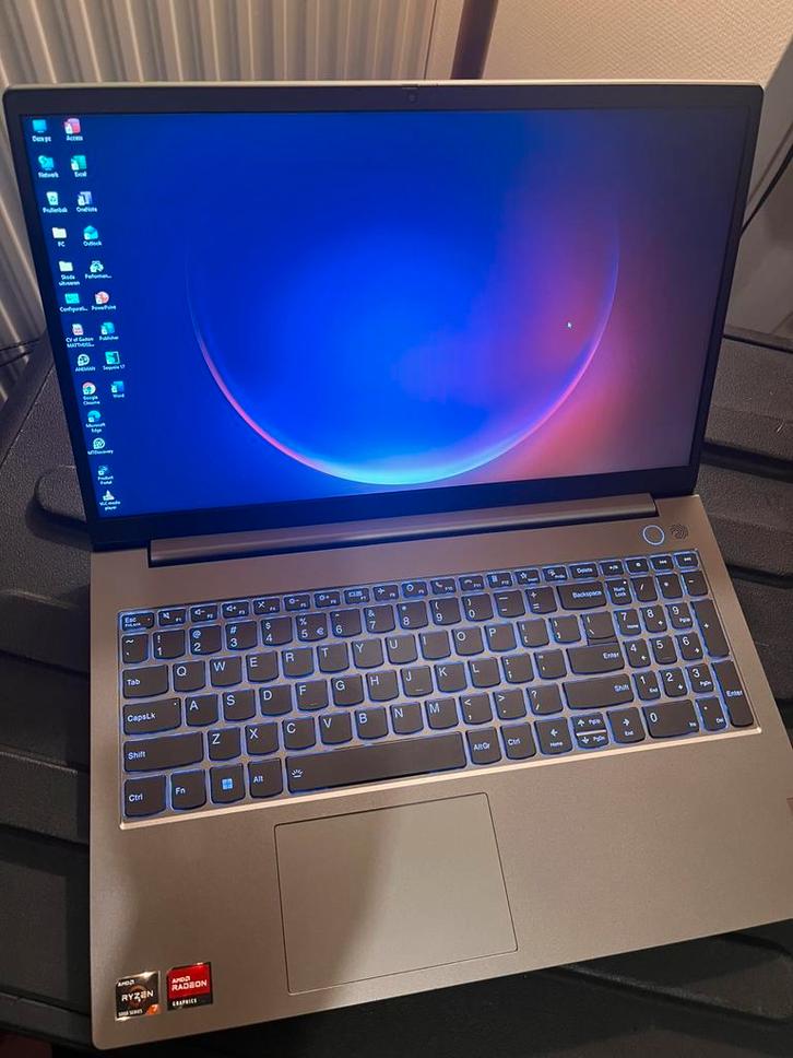 Lenovo ThinkBook 15 Ryzen 7, 8/16 Core, 40 GB RAM, 2x SSD, Computers en Software, Windows Laptops, Zo goed als nieuw, 15 inch