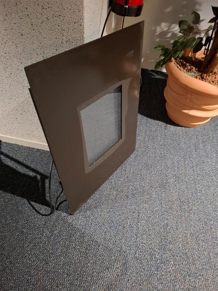 Elektrische Sfeerhaard met warmte Tulp 55x70 cm, Huis en Inrichting, Haarden, Gebruikt, Elektrische haard, Ophalen